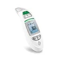 Produktbild: medisana TM 750 Fieberthermometer 6in1, Stirnthermometer für Baby, Kind und Erwachsene, Ohrthermometer mit visuellem Fieberalarm, Thermometer digital mit Speicherfunktion, Messung von Flüssigkeiten