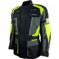 Produktbild: Roleff RO16013 Motorradjacke – Schwarz/Neongelb, wasserdicht, atmungsaktiv & mit Protektoren Roleff Größe: 3XL,