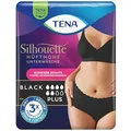 Produktbild: TENA Inkontinenz-Pants Silhouette Plus, Frauen, Größe L (95-125cm), schwarz, 6 Tropfen, 10 Stück
