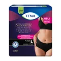 Produktbild: TENA Silhouette Normal Black Inkontinenzpants Gr. L | Packung (10 Stück)