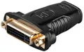 Produktbild: Goobay HDMI™/DVI-I-Adapter, vergoldet - HDMI™-Buchse (Typ A) > DVI-I-Buchse Dual-Link (24+5 pin) 68690