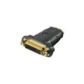 Produktbild: Wentronic Goobay HDMI / DVI-I Adapter, HDMI Standard-Buchse (Typ A), Schwarz - 19-pol. HDMI-Buchse > DVI (24+5) Buchse (68690)