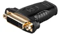Produktbild: 4040849686900 Adapter HDMI™/DVI-I, pozłacany - Połączenie typu Gniazdo HDMI™ (ty