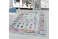 Produktbild: Ayyildiz Teppiche Kinderteppich PLAY 2904, rechteckig, Höhe: 6 mm, robuster Kurzflor, bunter Spiel Lern Teppich, Kinderzimmer