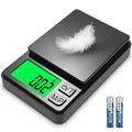 Produktbild: Digitale Feinwaage 500g/0.01g: Präzise Mini-Waage für Schmuck, Kaffee & Küche