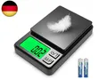 Produktbild: Feinwaage, 500g/0.01g Digitale Präzisionswaage, Präzisions Mini Küchenwaage, Di