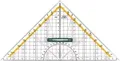 Produktbild: Simplex Linex 2632, 45° Dreieck, Acryl, Transparent, Hängetasche, 1 Stück(e)