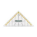 Produktbild: 2632 Geo-Dreieck aus Kunststoff mit Griff 30 cm Winkelmesser abnehmbarer Grif...
