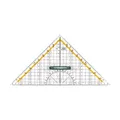 Produktbild: Linex 2632 Geo-Dreieck aus Kunststoff, mit Griff, 30 cm, Winkelmesser, abnehmbar
