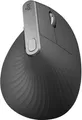Produktbild: Maus Logitech MX Vertical, optisch, BT/Kabel, 6 Tasten, 4000 dpi, ergonomisch, graphitgrau 333695