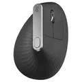 Produktbild: Logitech MX Vertical Maus ergonomisch kabellos schwarz, grau