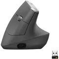 Produktbild: Logitech MX Vertical Kabellose Ergonomisch Maus - Schwarz (910-005448)
