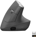 Produktbild: Logitech MX Vertical, Ergonomische Kabellose Maus, Bluetooth - Schwarz