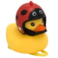 Produktbild: Liix Deko Ducks Quietscheenten für alle gängien Lenkertypen und einfacher Montage für Kinder und Erwachsene (Marienkäfer)