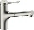 Produktbild: hansgrohe Zesis M33 Einhebel-Küchenmischer, 150, Ausziehbrause, 2jet, Edelstahl Finish