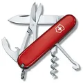 Produktbild: Victorinox Taschenmesser Swiss Army Compact, 14 Funktionen, Rot, 91 mm