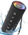 Produktbild: Tronsmart Mirtune C2 Bluetooth Lautsprecher mit Dual Treiber Starkem Bass 360°, IPX7 Wasserdicht, Stereo-Sound, 24h Spielzeit Musikbox für Partys, im Freien (Schwarz)