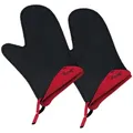 Produktbild: Spring Ofenhandschuh, Rot, Schwarz, Kunststoff, 15x3x23 cm, rutschfest, Kochen, Geschirrtücher & Schürzen, Topflappen & Ofenhandschuhe