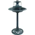 Produktbild: Vidaxl - Vogelbad Mit Springbrunnen Grün 50×91 Cm Kunststoff