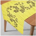 Produktbild: DecoHomeTextil Heimtextilmanufaktur Tischläufer Miami Tablerunner, wind- und wetterfest, UV-beständig, verrottungsfest gelb 40 cm x 110 cm