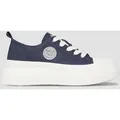 Produktbild: s.Oliver Sneakers Sneaker Textil-Sneaker mit Plateau-Sohle blau 37 EU