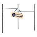 Produktbild: HUDORA Turnreck Fabian Standard/Pro - einfache/doppelte Turnstange für Kinder & Erwachsene - 4-fach höhenverstellbare Gymnastikstange - belastbare Out