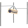Produktbild: HUDORA Turnreck Fabian Standard/Pro - einfache/doppelte Turnstange für Kinder & Erwachsene - 4-fach höhenverstellbare Gymnastikstange - belastbar...