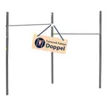 Produktbild: HUDORA Turnreck Fabian Standard/Pro - einfache/doppelte Turnstange für Kinder & Erwachsene - 4-Fach höhenverstellbare Gymnastikstange - belastbare Outdoor-Fitnessstange für bis zu 100kg