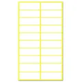 Produktbild: 500 Stück, 38 x 13 mm, Aufkleber Klebeetiketten zum Beschriften - Weiß