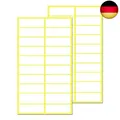 Produktbild: 500 Stück, 38 x 13 mm, Aufkleber Etiketten Selbstklebend Klebeetiketten zum Besc