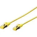Produktbild: Digitus - DK-1644-A-010/Y RJ45 Netzwerkkabel, Patchkabel cat 6a s/ftp 1.00 m Gelb Halogenfrei, verdril