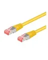 Produktbild: DIGITUS Patch-Kabel RJ-45 M bis M 1 m SFTP CAT 6a gestiefelt halogenfrei geformt ohne Haken verseilt Gelb RAL 1018 (DK-1644-A-010/Y)