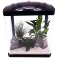 Produktbild: Aquaristikwelt24 - HR-230 schwarz Nano Aquarium Komplettaquarium Mini Aquarium+Filteranlage