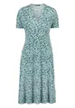 Produktbild: zero Damen Jerseykleid mit Print. 36, Dark Green/Blue