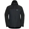 Produktbild: Jack Wolfskin 3-in-1-Funktionsjacke 3in1, wasserdicht, Übergangsjacke schwarz M (50)