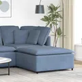 Produktbild: Modulares Sofa Fußhocker-Modul Blau 100x100x48 cm