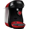 Produktbild: Bosch Hausgeräte Kapselmaschine, TASSIMO HAPPY friendly, TAS103E, Kapselmaschine, Schwarz, Rot