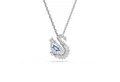 Produktbild: Swarovski Kette mit Anhänger Schmuck Geschenk Schwan Halskette, mit Swarovski® Kristall, Swarovski® Zirkonia (synth)