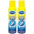 Produktbild: 2x Scholl Fresh Step 24H antyperspirant do butów 150 ml