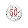 Produktbild: Standard EU Confetti Bday 50 Folienballon S40 verpackt