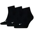 Produktbild: Puma 3P Quarter Socks Schwarz Gr 43/46