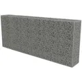 Produktbild: vidaXL Gabionenwand mit Abdeckung Verzinkter Stahl 300x50x150 cm 143593