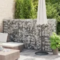 Produktbild: Vidaxl - Gabionenwand Mit Abdeckung Verzinkter Stahl 300×50×150 Cm
