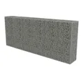 Produktbild: vidaXL Gartenzaun Gabionenwand mit Abdeckung Verzinkter Stahl 300×50×150 cm, (1-St)