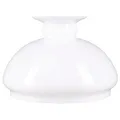 Produktbild: Lampenglas Opalglas Ersatzglas Petroleumglas Ø 186mm weiß beige grün glänzend Leuchtenglas Weiß