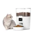 Produktbild: Tierisch Smart Futterautomat für Katze mit Zeitschaltuhr, automatischer Futterspender 3L, Dual-Stromversorgung