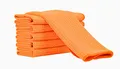 Produktbild: Aniease Geschirrtücher aus Mikrofaser, super saugfähig, schnelltrocknend, Waffeltuch, Küchenhandtücher, Geschirrtücher, Geschirrtücher (Neonorange, 30 x 30 cm), 3 Stück