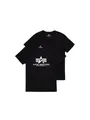 Produktbild: Alpha Industries Rundhalsshirt Basic T 2 Pack (Set, 2-tlg)
