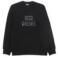 Produktbild: Diesel – Schwarzes Sweatshirt mit Ton-in-Ton-Logo