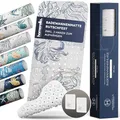 Produktbild: homerella® Badewannenmatte rutschfest 100x40cm, INKL. Haken, rutschfeste Badematte BPA frei, Duschmatte rutschfest, Antirutschmatte Badewanne Baby, Rutschmatte Badewanne Kinder, schimmelresistent